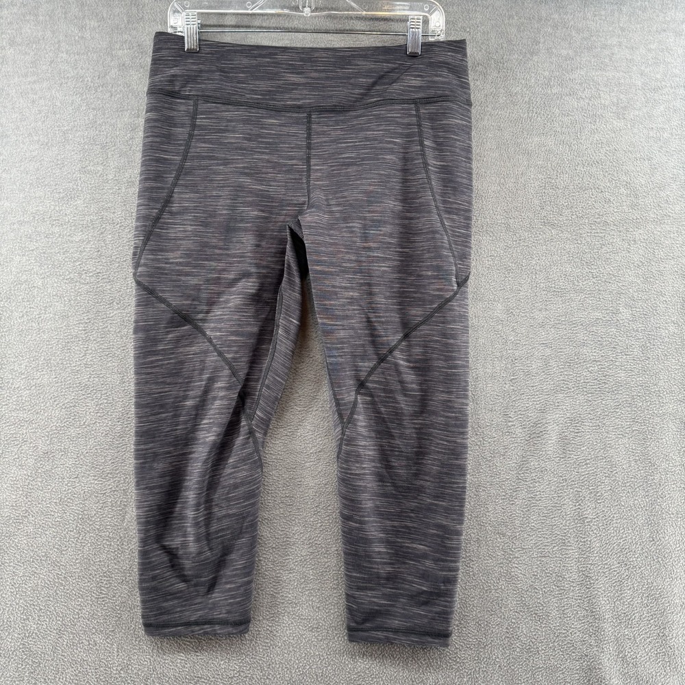 Patagonia Women's Heathered Blue/Gray Capri Yoga Leggings Size XL